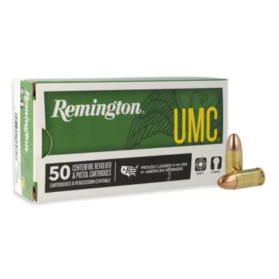 Remington UMC Leadless 9mm Luger 124gr FNEB