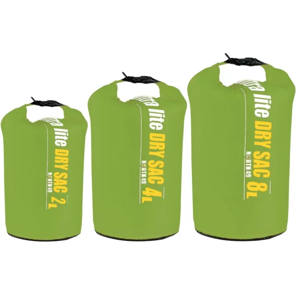 Set of 3 Ultra Lite waterproof Dry bags