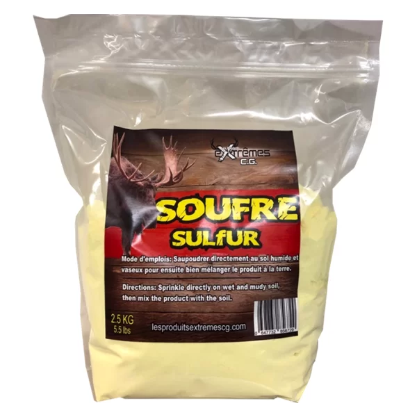 Sulfur in bag 2.5 KG / 6 KG