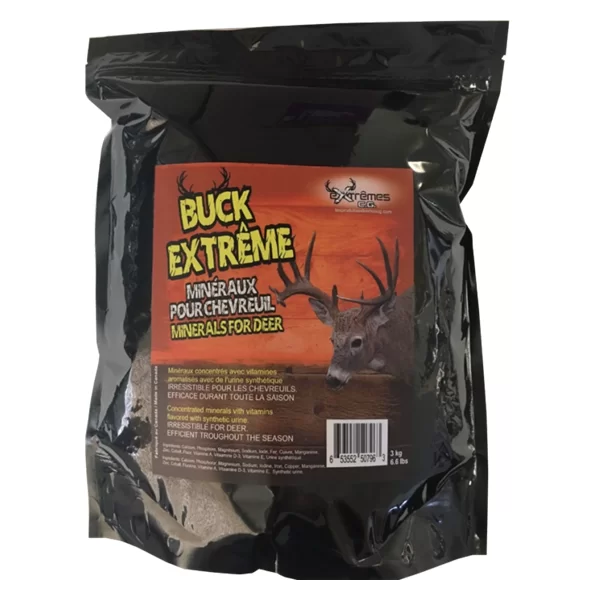 Buck extrême minéraux chevreuil avec urine synthétique 3k