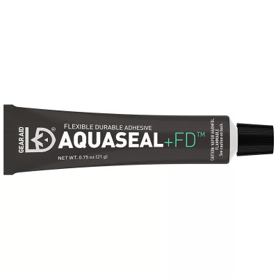 GEAR AID Aquaseal FD Flexible Repair Adhesive for Outdoor Gear and Vinyl, Clear Glue, 0.75 oz
