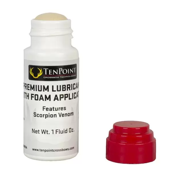 Tenpoint premium lubricant with foam applicator