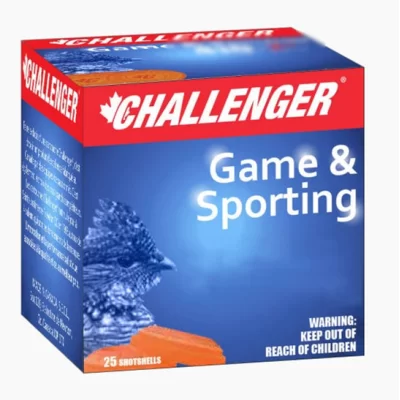 Challenger Game & Sporting, 12ga, Shot size 6, 1 1/4 oz, Bullet lenght 2 3/4 1410 pps