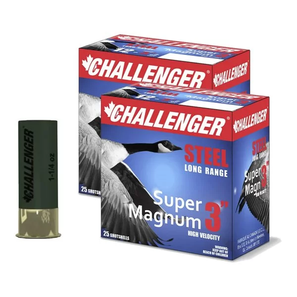 Challenger Steel Long Range Super Magnum 12ga 3in 1450 Fps 1 1/4 oz BBB Shot