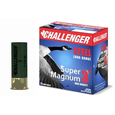 Challenger Super Magnum 12ga 3in 1450 Fps 1 1/4 oz 4 Shot Steel