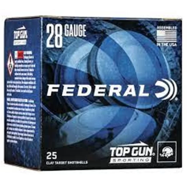 Federal top gun sporting 28GA 2 3/4" 3/4OZ 1,330 FPS 7.5