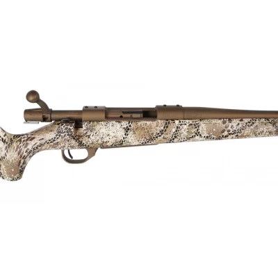 Weatherby Vanguard Badlands .30-06 Springfield Bolt Action Rifle 24" Barrel 5 Rounds Badlands Camo Synthetic Stock Burnt