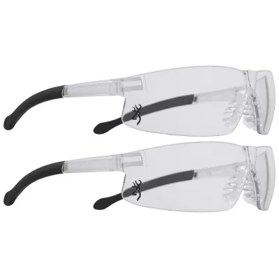 Browning lunettes flexibles pour tireurs transparente paquet de 2  