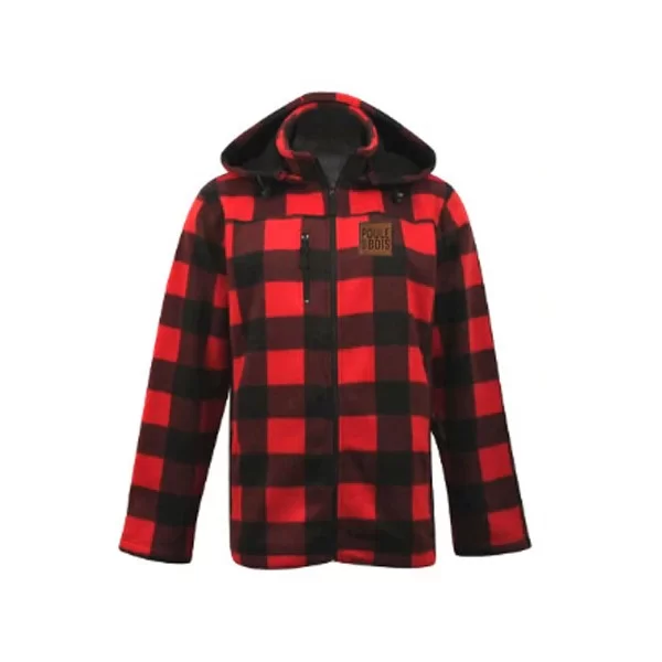 Poule des bois Hoodie Red and black