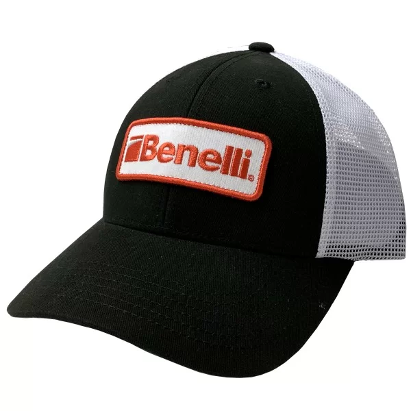 Benelli Trucker Hat Black/White Mesh