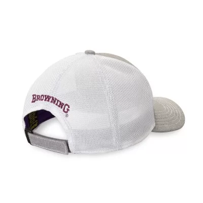 Casquette Browning Nadia Gris/Blanc