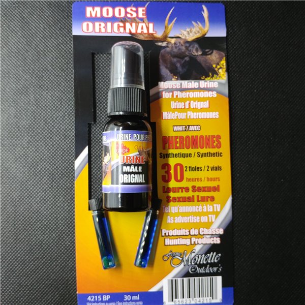 Monette Kit 2 Vials Pheromone Male Moose + 30ml Scent Urine