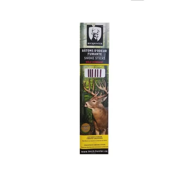 Buckhunter Dominated Male deer Smoke Sticks