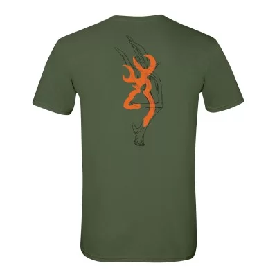 Browning Antler Overlay Buckmark shirt