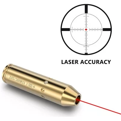 .243 308 win Bore Sight Laser Red Dot Boresighters 308 avec piles