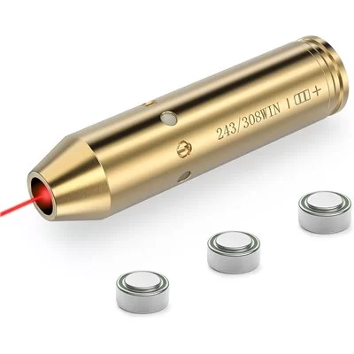 .243 308 win Bore Sight Laser Red Dot Boresighters 308 avec piles