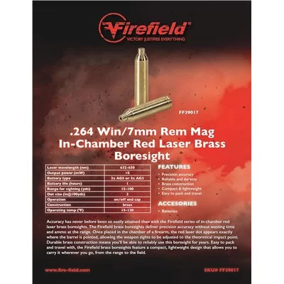 264 win 7mm rem mag win in laser red brass