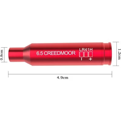 Red Dot 300 ft Bore Sight with 6 Batteries (6.5 Creedmoor)