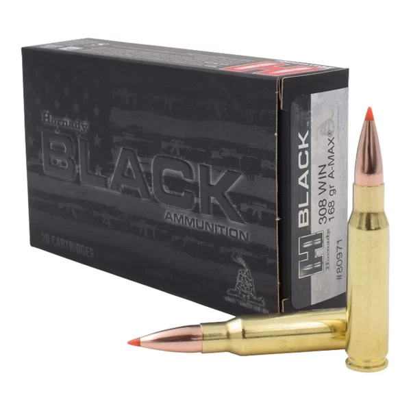 Hornady Black 308 win 168gr A-Max