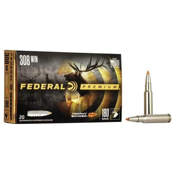 Federal premium 308 win trophy bonded 180gr