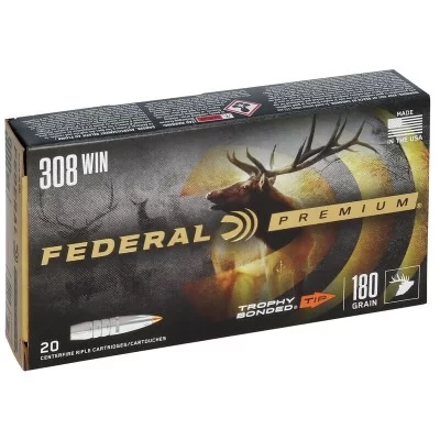 Federal premium 308 win trophy bonded 180gr