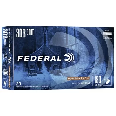 Federal Power Shock 303 British 150gr Jacketed Soft Point