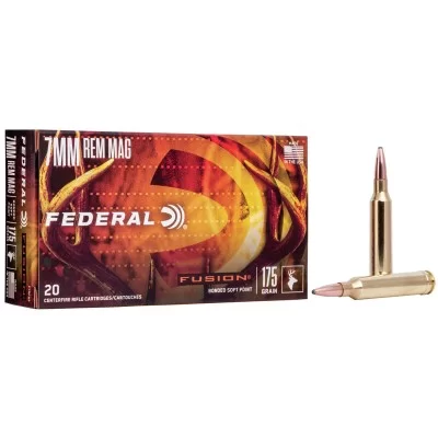 Federal Fusion 7mm Rem Mag 175gr Bonded Soft Point