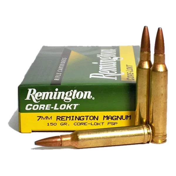 Remington 7mm Remington mag 150gr Core-Lokt PSP