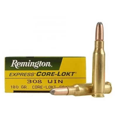 Remington 308 win Core-Lokt 180gr SP