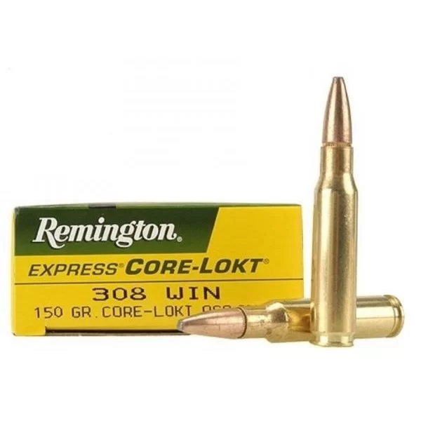 Remington 308 win Core-Lokt 150gr PSP