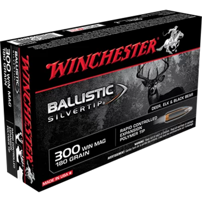 Winchester 300 WIN MAG 180GR BALLISTIC SILVERTIP