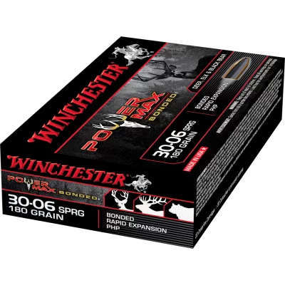 Winchester 30-06 SPRG 180gr Power Max Bonded Rapid Expansion PHP