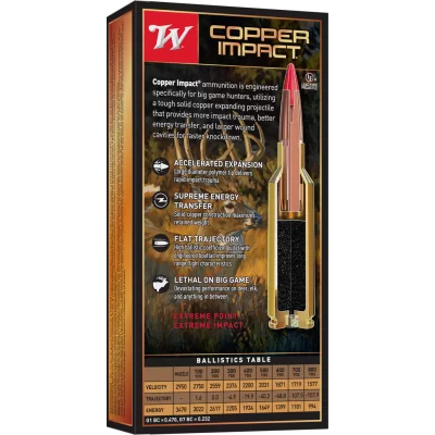 Winchester 300 WSM 180gr Copper Impact