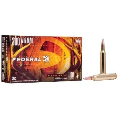 Federal Fusion Rifle 300 Win Mag 180 Grain, 2960 fps