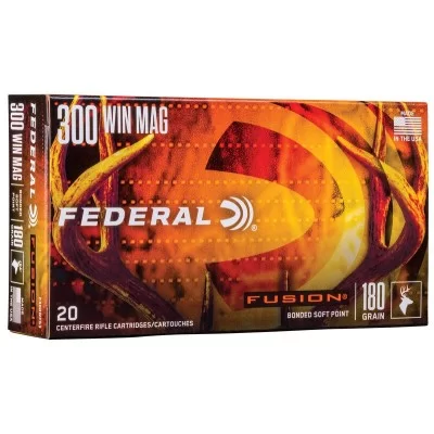 Federal Fusion Rifle 300 Win Mag 180 Grain, 2960 fps