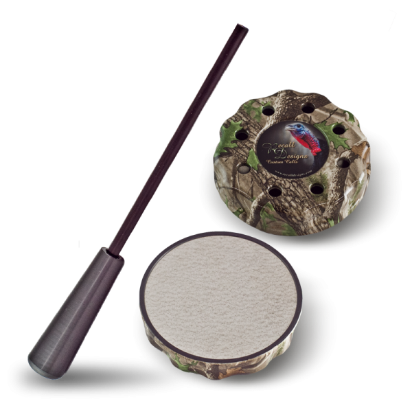 Recall Designs Turkey Friction Call - Camo Aluminium