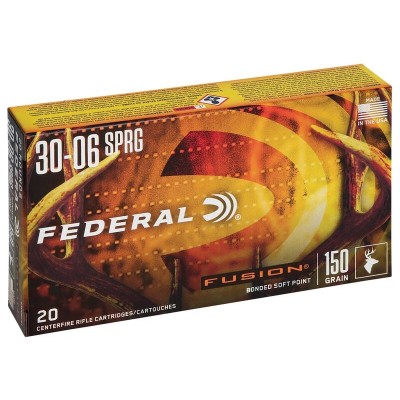 Federal Fusion 30-06 SPRG 165gr Bonded Soft Point