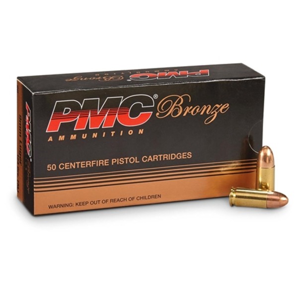 PMC bronze 9mm luger 124gr FMJ