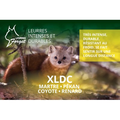 Leurres Forget XLDC - Marten - Fisher - Coyote - Fox