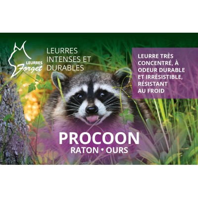 Leurres Forget Procoon - Raccoon - Bear