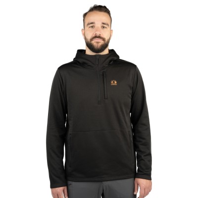 CONNEC FENCE HOODIE BLACK MOOSE