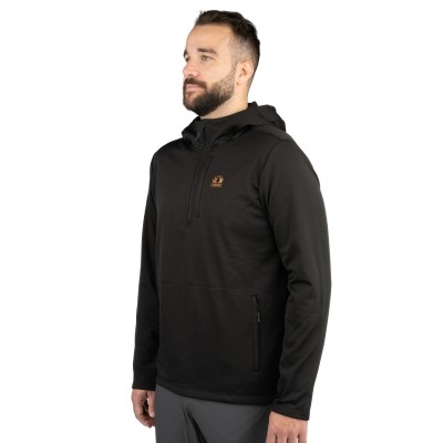 CONNEC FENCE HOODIE BLACK MOOSE