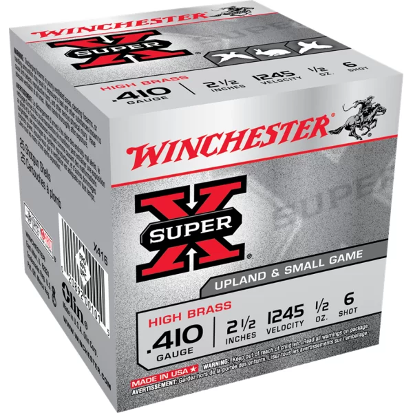Winchester Super X 410 Bore 2 /12 1245 Fps 1/2 Oz 6 Shot