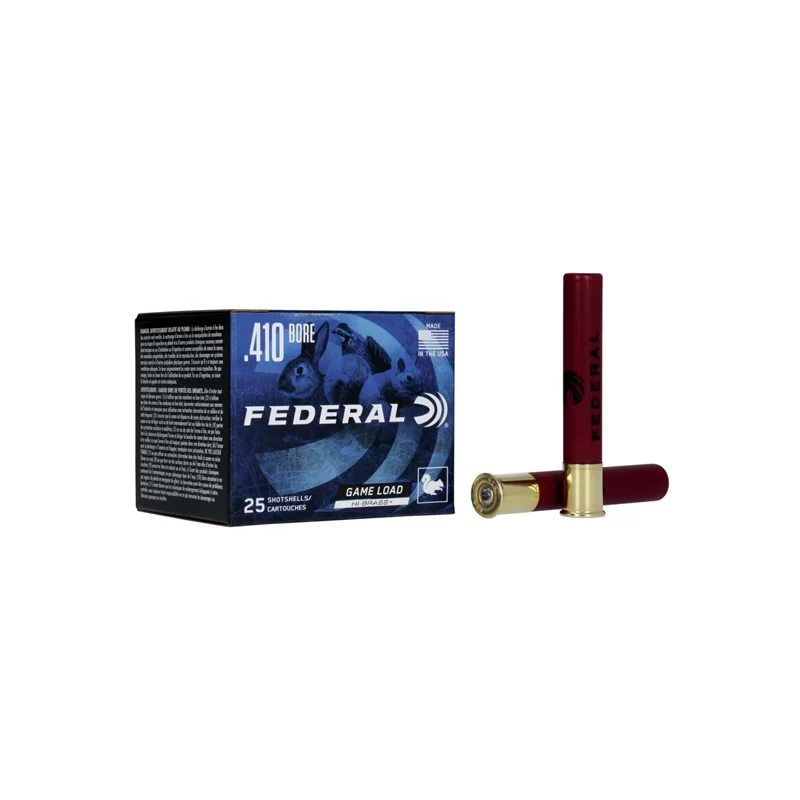 Federal Game Load Hi-Brass 410 Bore 3in 1135 Fps 1 1/16 Oz 7 1/2 Shot