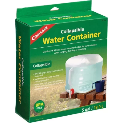 Callapsible water container