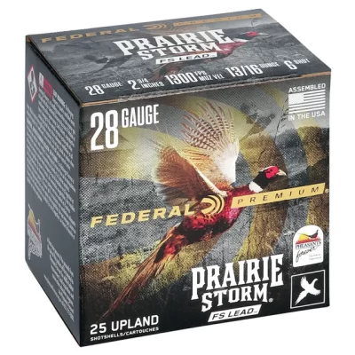 Federal Premium Prairie Storm Lead 28ga 2 3/4 in 1300 Fps 1 3/16oz 6 Shot
