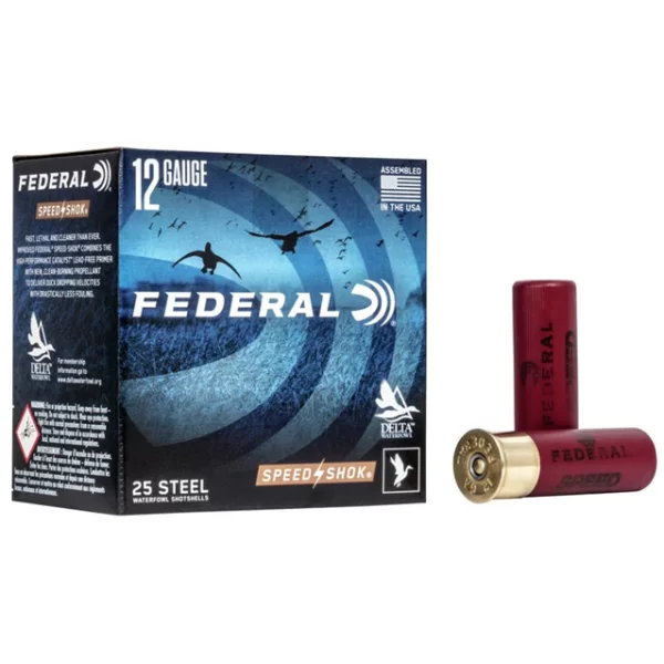 Federal Speed Shok 12ga 3in 1450 Fps 1 1/4 oz 4 Shot Steel