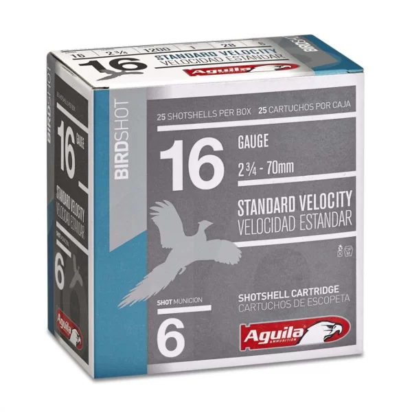 Aguila Standard Velocity 16ga 2 3/4in 1200 Fps 1oz 6 Shot