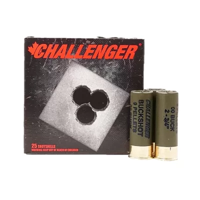 Challenger 12ga 2 3/4 70mm buckshot magnum 9 pellets
