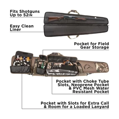 Gear Fit Pursuit Punisher 52" Waterfowl Shotgun Case, Realtree Max-5